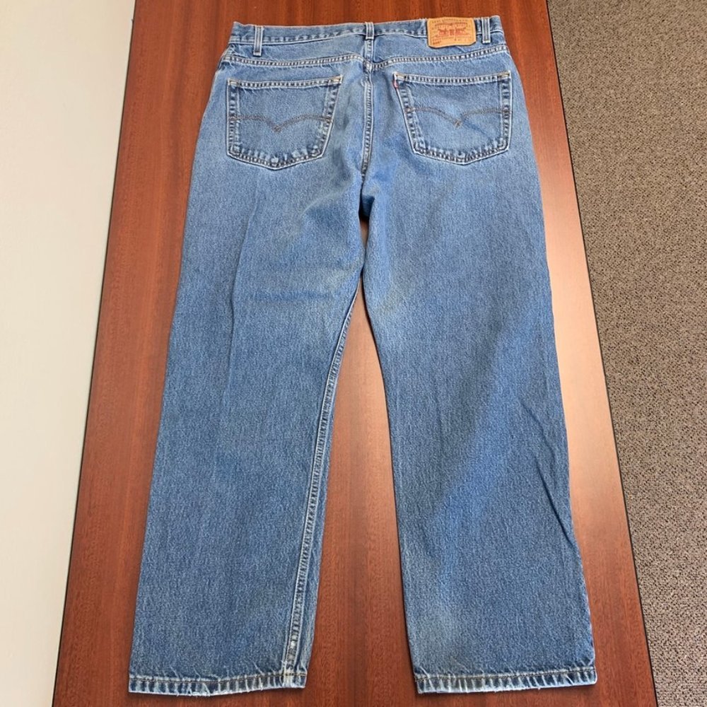 Vintage Men's 505 Levi's High Rise Mom Jeans - Picture 5 of 8